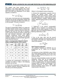 MP2498DV-LF-P Datasheet Page 13