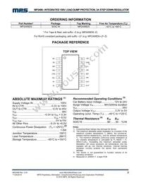 MP2499DS-LF Datasheet Page 2