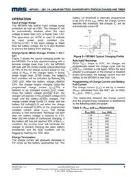 MP2605DQ-LF-P Datasheet Page 9