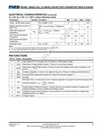 MP2606DQ-LF-P Datasheet Page 3