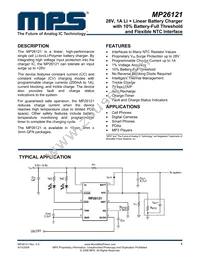 MP26121DQ-LF-P Datasheet Cover