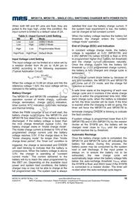 MP2617BGL-P Datasheet Page 18