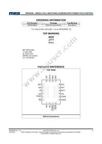 MP2625BGL-P Datasheet Page 3