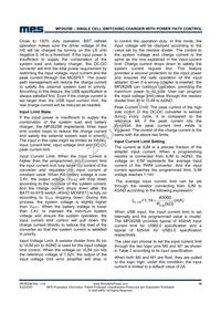 MP2625BGL-P Datasheet Page 16