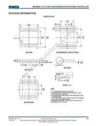 MP2908AGL-P Datasheet Page 21