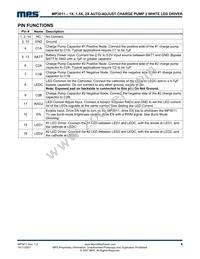 MP3011DQ-LF-P Datasheet Page 4