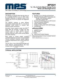 MP3021DQ-LF-P Datasheet Cover