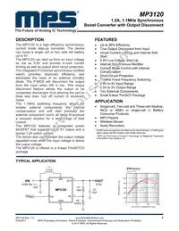 MP3120DJ-LF-P Datasheet Cover