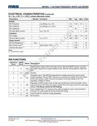 MP3202DG-LF-Z Datasheet Page 3