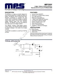 MP3301GJ-P Datasheet Cover