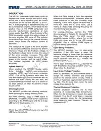 MP3307GJ-P Datasheet Page 8