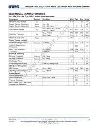 MP3310NGQ-P Datasheet Page 3