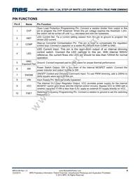 MP3310NGQ-P Datasheet Page 4