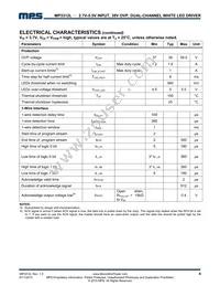 MP3312LGC-P Datasheet Page 4