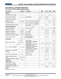 MP3336GC-P Datasheet Page 5