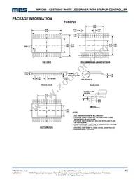 MP3389EY-LF Datasheet Page 15