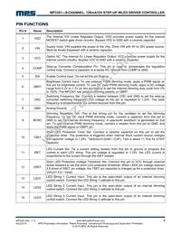 MP3391EY-LF Datasheet Page 6