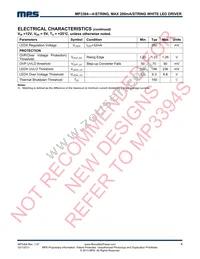 MP3394ES-LF Datasheet Page 4