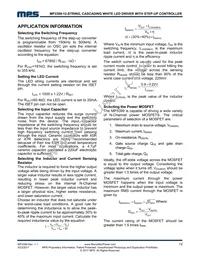 MP3399EY-LF Datasheet Page 12