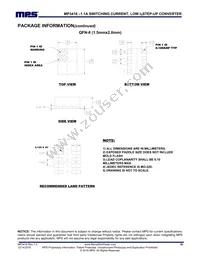 MP3416GQH-P Datasheet Page 18