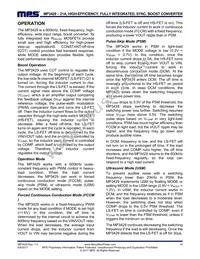 MP3429GL-P Datasheet Page 15