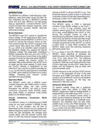 MP3431GL-Z Datasheet Page 17