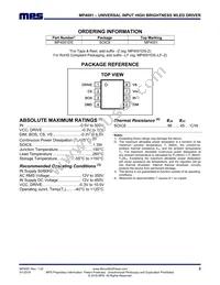 MP4001DS-LF Datasheet Page 2
