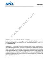 MP400FC Datasheet Page 23