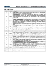 MP5022CGQV-P Datasheet Page 10