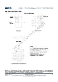 MP5022CGQV-P Datasheet Page 21