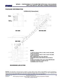 MP5403GQBU-P Datasheet Page 22