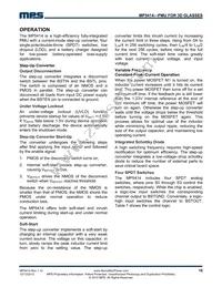 MP5414DV-LF-P Datasheet Page 16