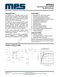 MP6003DN-LF Datasheet Cover