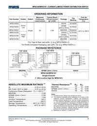 MP62160DH-LF Datasheet Page 2
