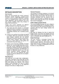 MP62340DS-1-LF Datasheet Page 9