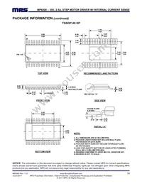 MP6500GF Datasheet Page 19