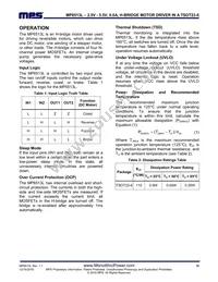 MP6513LGJ-P Datasheet Page 10