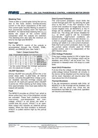 MP6515GF Datasheet Page 11
