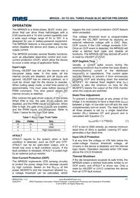 MP6529GF Datasheet Page 11