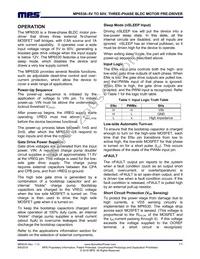 MP6530GF Datasheet Page 11