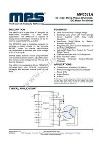 MP6531AGR-P Datasheet Cover