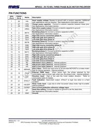 MP6532GF Datasheet Page 9