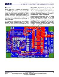 MP6532GF Datasheet Page 17