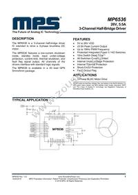 MP6536DU-LF-P Datasheet Cover