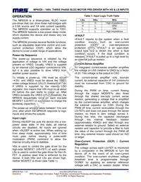 MP6539GF Datasheet Page 11