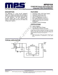 MP6910AGS-Z Datasheet Cover