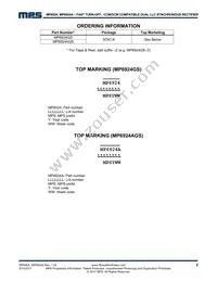 MP6924GS Datasheet Page 2