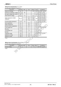 MP6K11TCR Datasheet Page 2