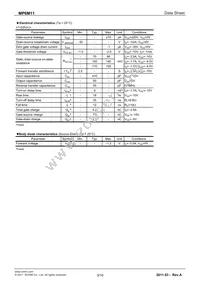 MP6M11TCR Datasheet Page 3