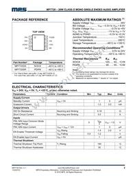MP7720DS-LF Datasheet Page 2